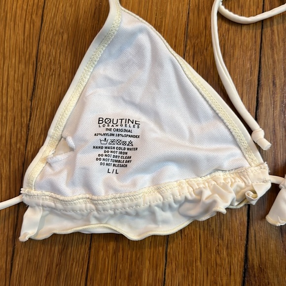 Boutine LA fringe bikini top in vanilla - Picture 4 of 4